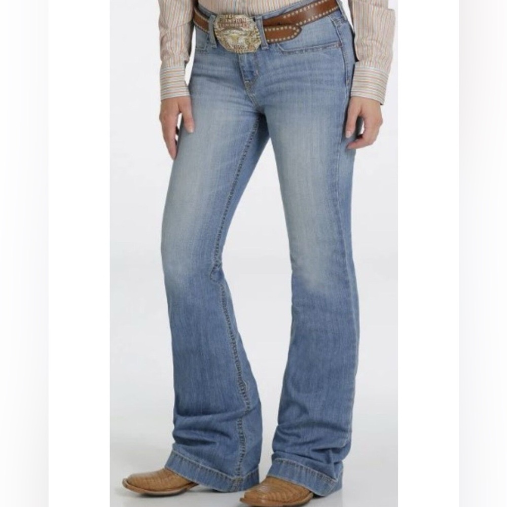 Cinch Women’s Indigo Lynden Trouser Jeans Size 30/9 Western Denim Casual